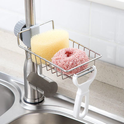 Sink Organizer With Scrubber
