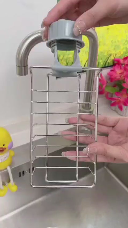 Sink Organizer With Scrubber
